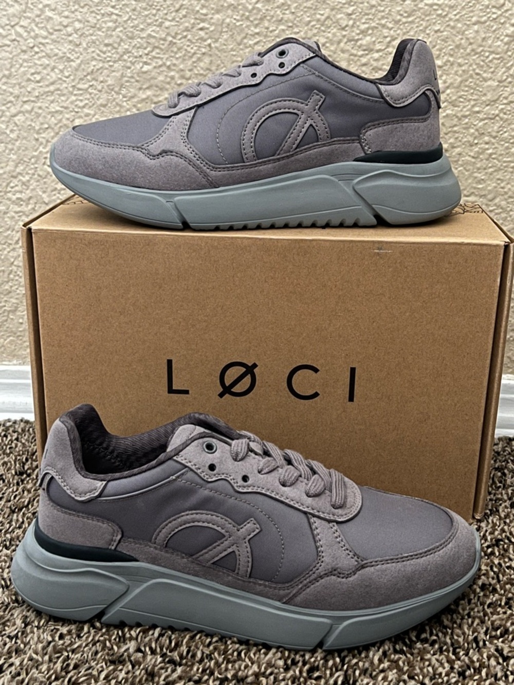 Loci ECHO Women Shoes Gray Color Size 7